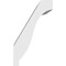 Ekena Millwork 5-in. W x 6-in. D x 10-in. H Baker Architectural Grade PVC Knee Brace BRCP05X06X10BKR - alternate 4